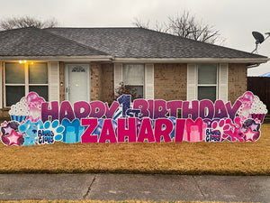 Blue Clues Theme Yard Sign